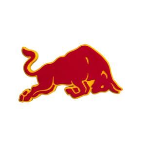 Red Bull 7” Plastic Logo Sign Red